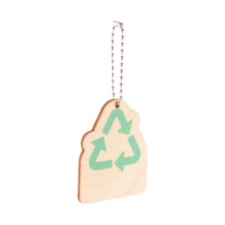 EcoRing přívěšek na klíče, recyklování