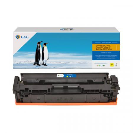 G&G kompatibilní toner s 054HY, yellow, 2300str., NT-PC054XY, 3025C002, high capacity, pro Canon i-SENSYS LBP621Cw, 623Cdw, MF641C