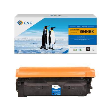 G&G kompatibilní toner s 064 H BK, black, 13400str., NT-CC064XQFBK-RC, high capacity, pro Canon i-SENSYS MF832Cdw, N