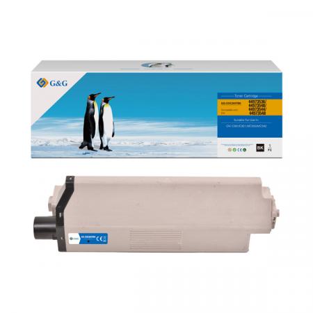 G&G kompatibilní toner s 44973536, black, 2200str., NT-COC301FBK, pro OKI C301, C321, MC332, MC342, N