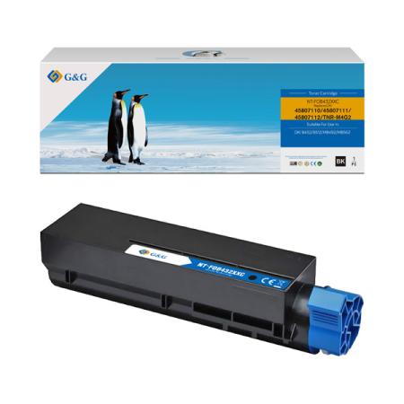 G&G kompatibilní toner s 45807111, black, 12000str., NT-FOB432XXC, pro OKI B432, B512, MB492, 562, N
