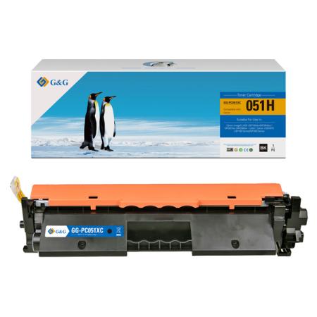 G&G kompatibilní toner s CRG051H, black, 4100str., NT-PC051XC, high capacity, pro Canon LBP162dw, MF269dw, MF267dw, MF264dw, N