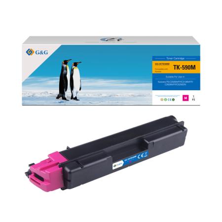 G&G kompatibilní toner s TK590M, magenta, 5000str., NT-CKTK590M, pro Kyocera FS-C 2026, 2126MFP, N