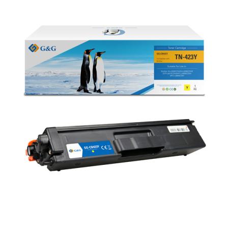 G&G kompatibilní toner s TN-423Y, yellow, 4000str., NT-CB423Y, pro Brother HL-L8260CDW, DCP-L4810CDW, MFC-L8690CDW, 8900CDW,  N