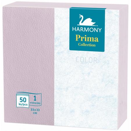 Ubrousky papírové barevné Harmony Color - 33 cm x 33 cm / fialová / 50 ks