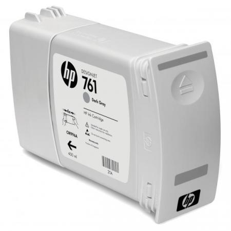 HP originální ink CM996A, dark grey, 400ml, HP 761, HP DesignJet T7100
