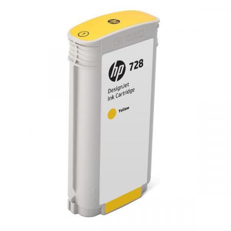 HP originální ink F9J65A, HP 728, yellow, 130ml, HP DesignJet T730, DesignJet T830, DesignJet T830 MFP