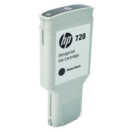 HP originální ink F9J68A, HP 728, matte black, 300ml, HP DesignJet T730, DesignJet T830, DesignJet T830 MFP