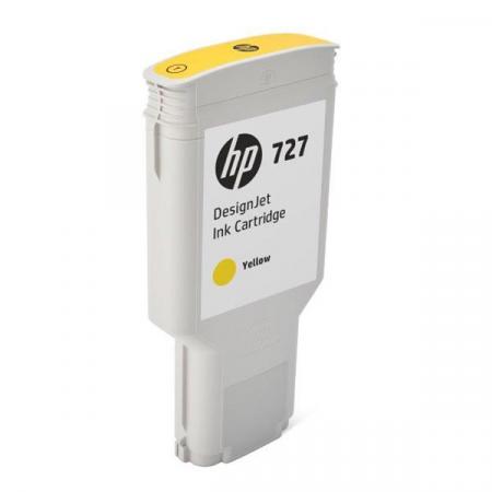 HP originální ink F9J78A, HP 727, yellow, 300ml, HP DesignJet T1530, T2530, T930, T1500, T2500, T920