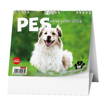 Kalendář stolní MINI Pes, věrný přítel / BSL7