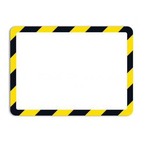 Kapsy Tarifold Magneto bezpečnostní - A4 / žluto-černá/ 2 ks / samolepicí