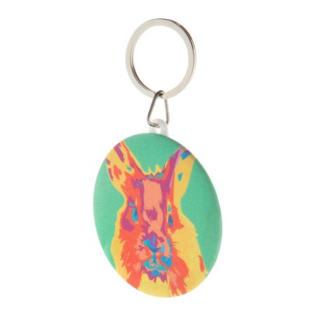 KeyBadge RPET Maxi RPET placka přívěšek na klíče