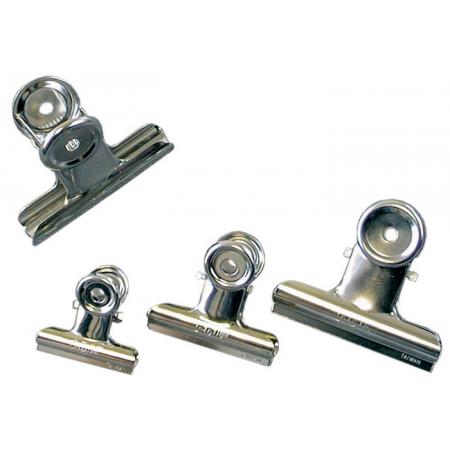 Klipy kovové stříbrné - 63 mm