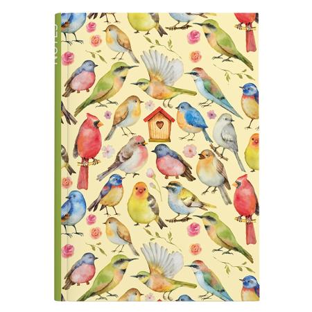 Kniha záznamní A5 - linka / 100 l / ptáčci