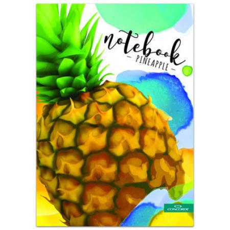 Kniha záznamní lepená Concorde - A4 / čtvereček / 100 listů