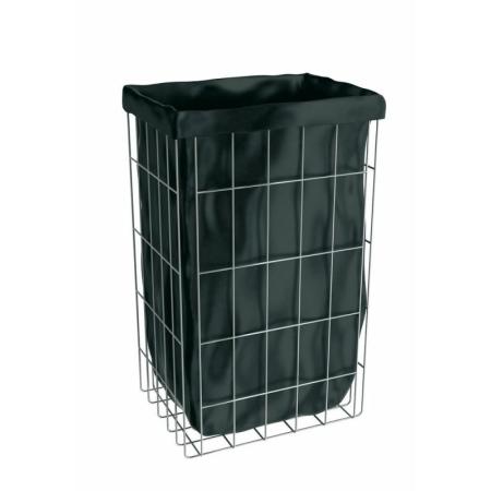 Koš na použité ručníky Merida - drátěný nerez / 47 l