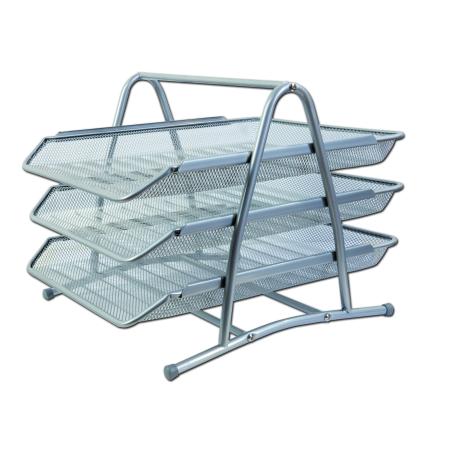 Kovový trojbox CONCORDE - stříbrný