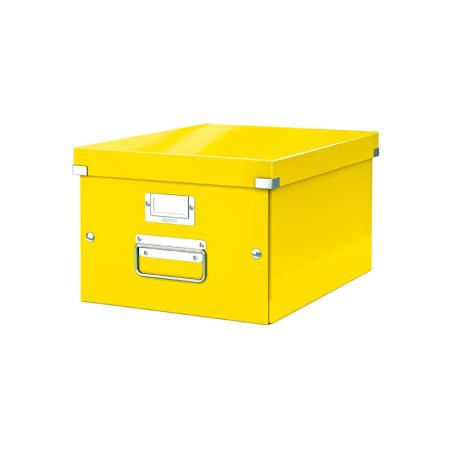 Krabice Click & Store - M střední / žlutá