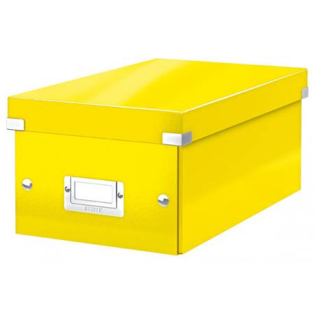 Krabice Leitz Click & Store - na DVD / žlutá