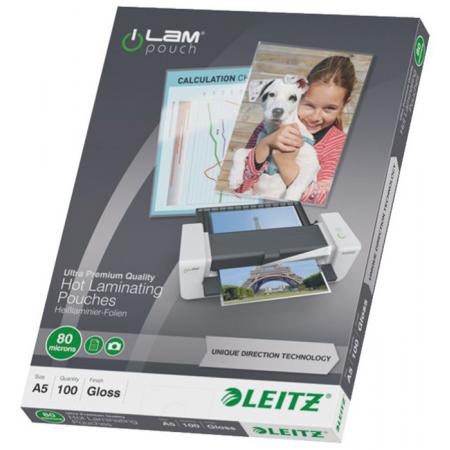 Laminovací pouzdra Leitz iLam -  A5 80 mic / 100 ks