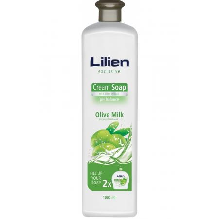 Lilien tekuté mýdlo náplň - olive / 1000 ml