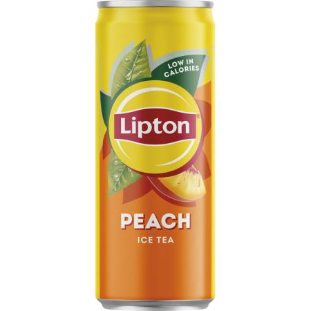 Nápoje Lipton plech - Ice Tea Peach / 0,33 l