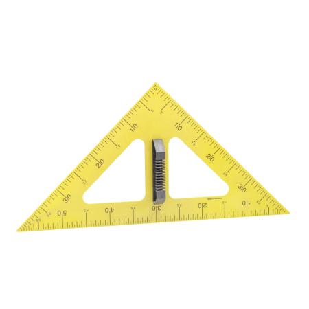 Magnetický troúhelník na tabuli WISSNER - 45° 60cm / žlutá
