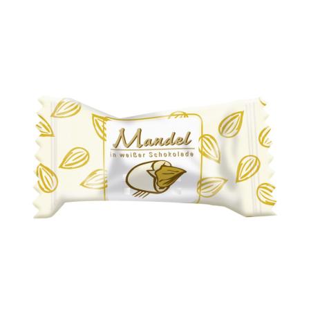 Mandle v bílé čokoládě