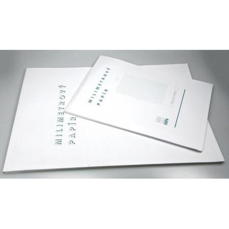 Milimetrový papír  - blok A4 / 50 listů