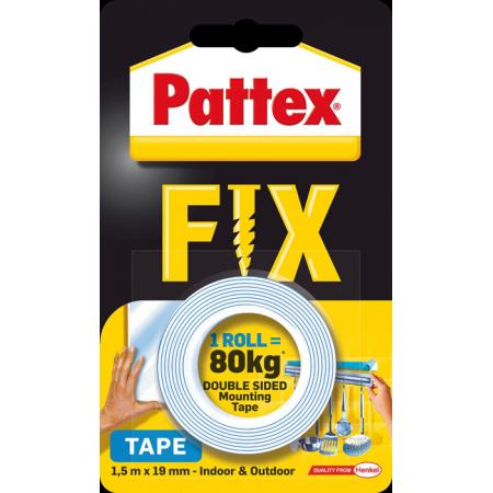 Montážní páska oboustranná Pattex Super Fix -  80 kg / 19 mm x 1,5 m