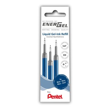 Náplň Pentel EnerGel - LRN5 / modrá / 3 ks