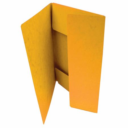 Odkládací mapy prešpánové s chlopněmi  -  žlutá