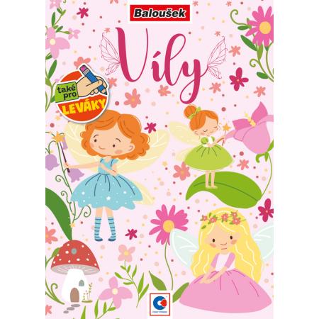 Omalovánka A5 - Víly