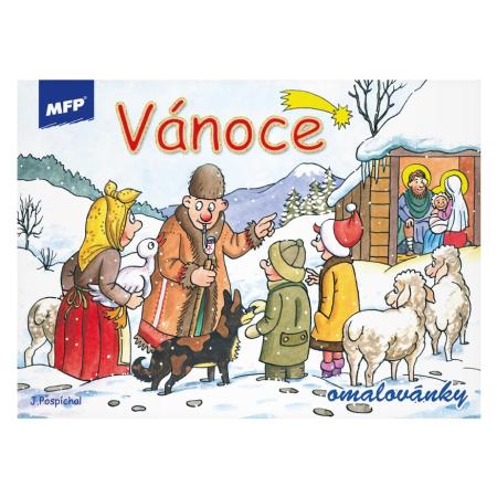 Omalovánky A5 - mix Vánoce