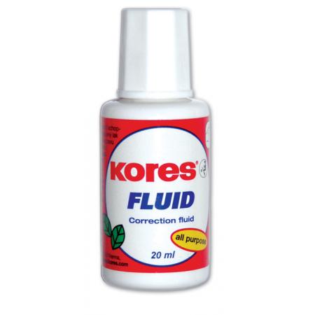 Opravné laky Kores Fluid  -  20 ml – štěteček