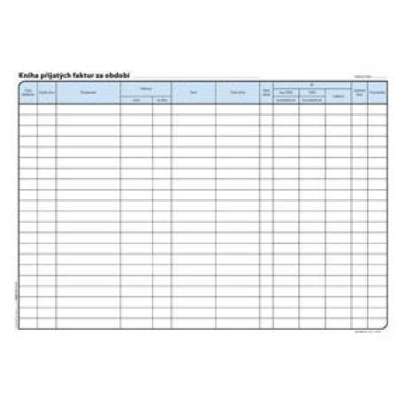 Kniha faktur Optys  -  A4 / přijatých 32 listů / 1009