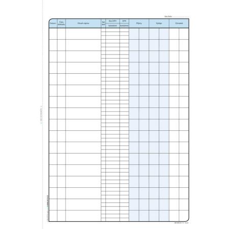 Pokladní kniha Optys  -  A4 / s DPH 2 x 25 listů NCR / 1014