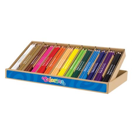 Pastelky trojhranné BIG Pack - 168 ks / 12 x 14 barev