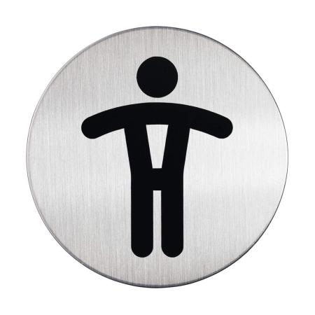 Piktrogram nerez Durable - WC páni / Ø 83 mm