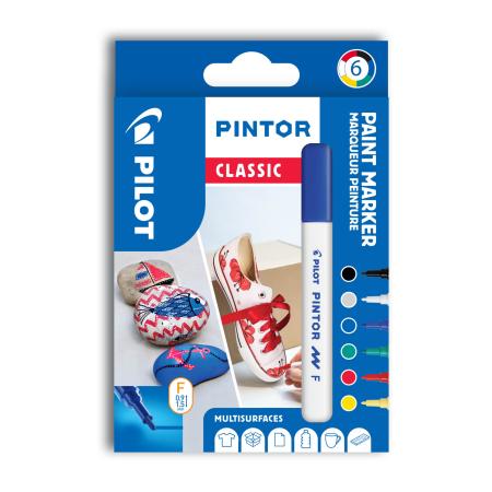 Popisovač Pilot Pintor - Classic / 6 ks