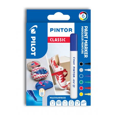 Pilot Pintor 4077 EF popisovače Classic akryl sada 6ks