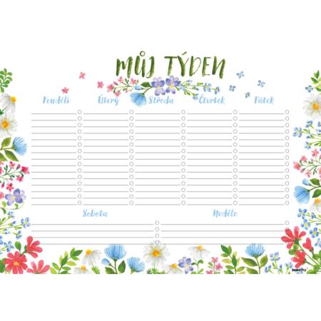 Plánovač týdenní A4 - Luční