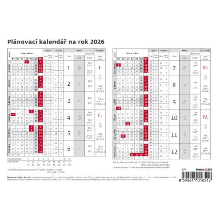 Plánovací karta A5 / S71