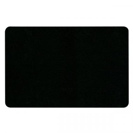 Podložka pod myš, ultra tenká, černá, 23x15 cm, 0.4 mm, Logo