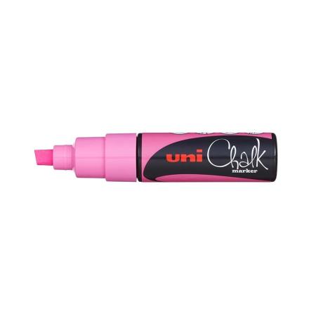 Popisovač křídový UNI Chalk Marker PWE-8K - fluo růžová