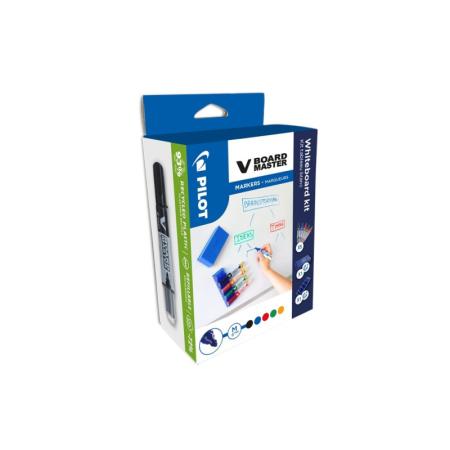 Popisovač Pilot V-Boardmaster 5 ks / magnetický držák + houba