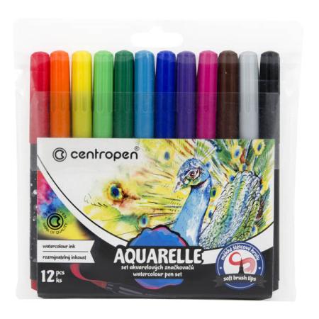 Značkovače Centropen 8683 Aquarelle – sada 12 ks