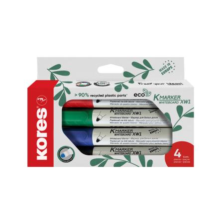 Popisovače K-marker ECO na tabule - sada 4 ks