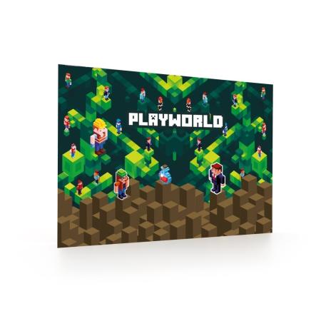 Pracovní podložka s obrázkem - Playworld / 60 x 40 cm