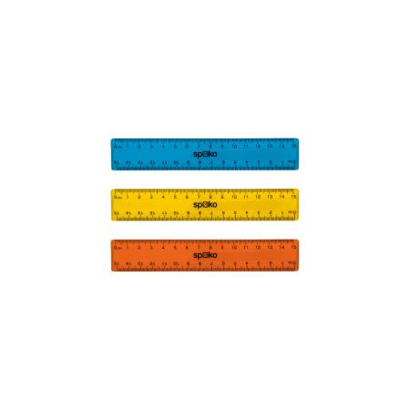 Pravítko SPOKO 15 cm - mix